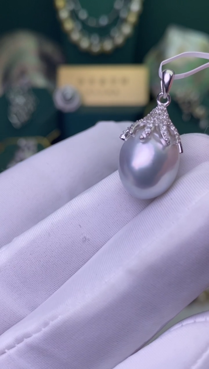 【闪购商品】海水珍珠颈饰银S925镶嵌12-13