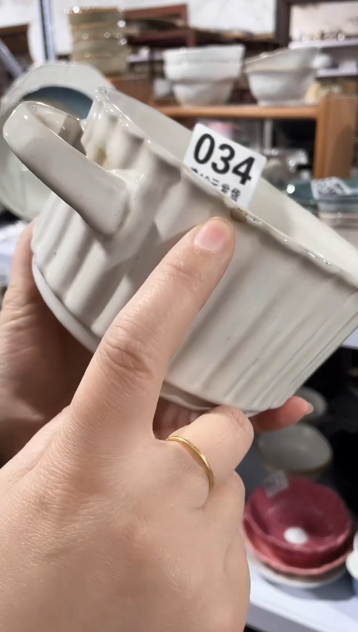 【闪购商品】碗微瑕（1件套）034双耳碗