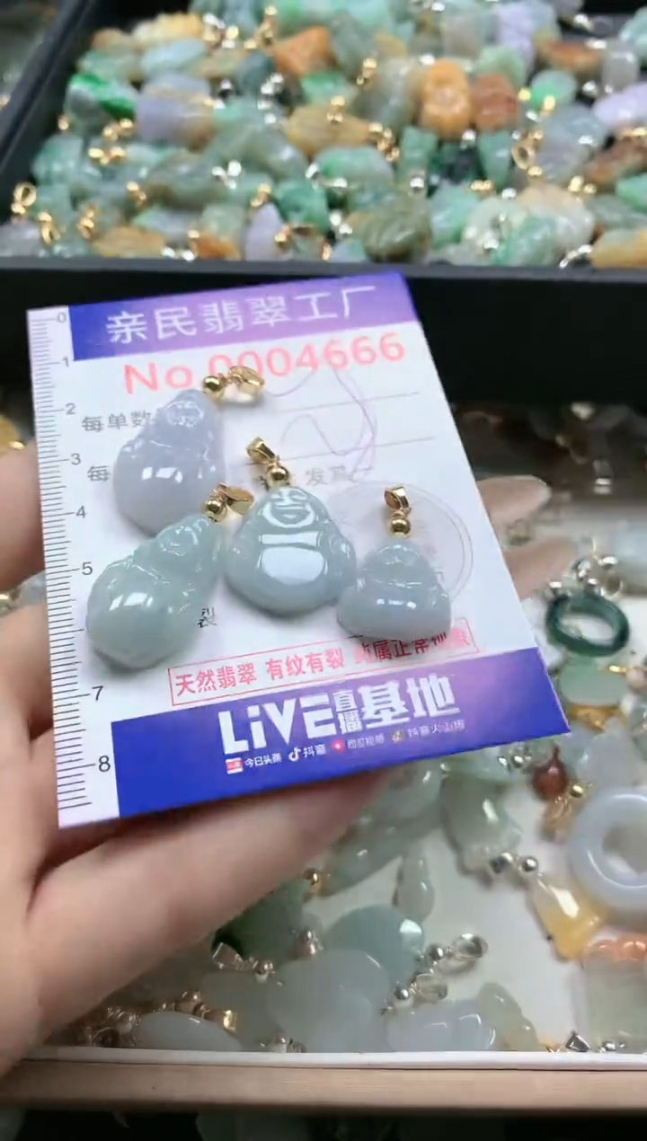 【闪购商品】翡翠吊坠(不含链)未镶嵌4666