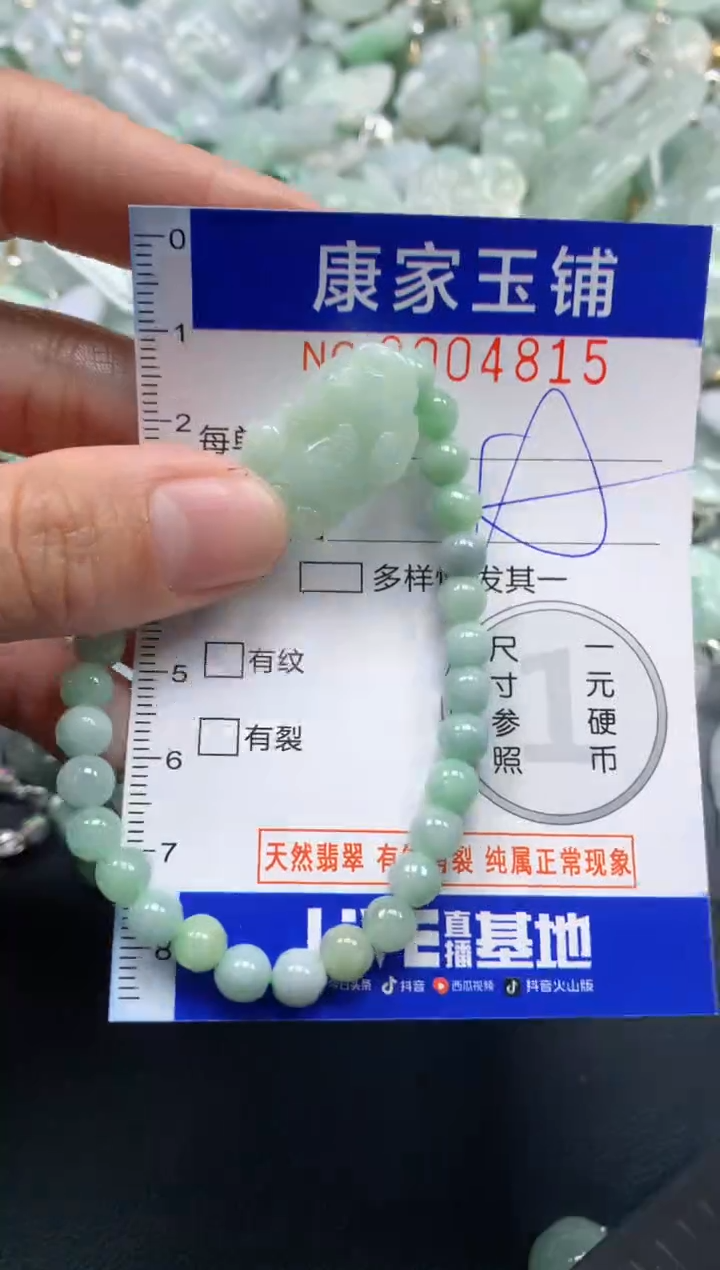 颈饰未镶嵌翡翠4815