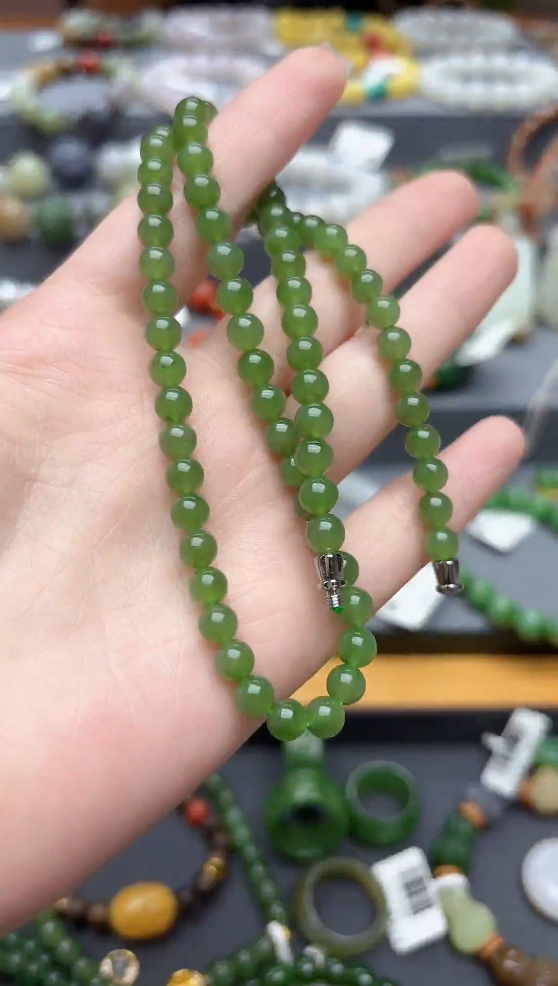 颈饰未镶嵌和田玉天然和田玉碧玉项链