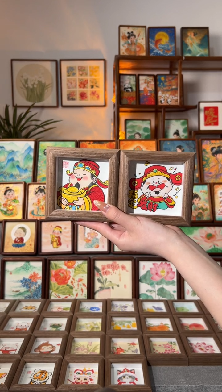 【闪购商品】国画小财神 你指定发财 一组11