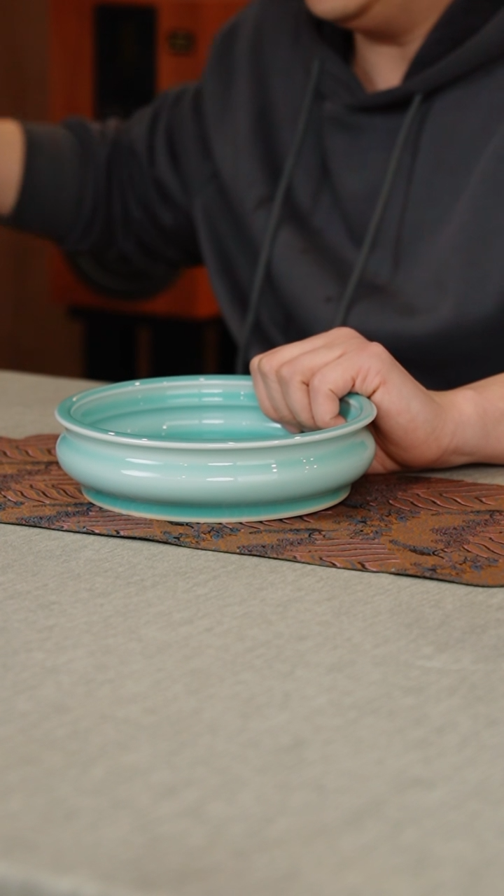 【闪购商品】280-1+1双鱼洗（李震手签）