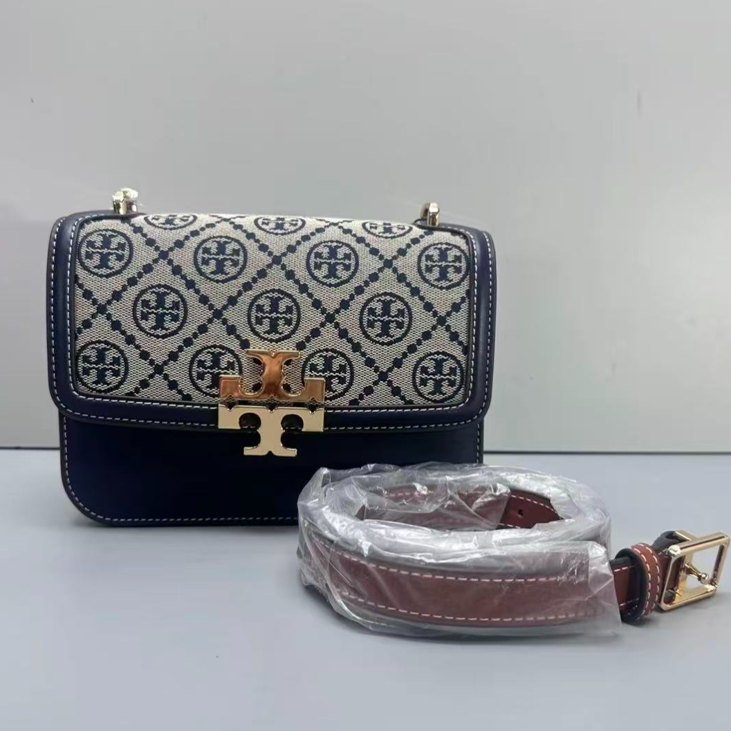 未使用 TORY BURCH/汤丽柏琦 皮革斜挎包【静文】BGK401510026