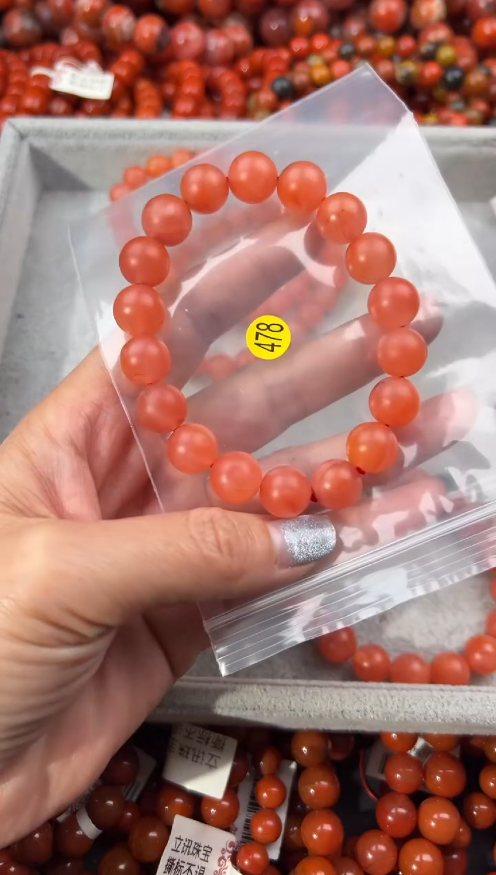 未镶嵌手串南红玛瑙11+