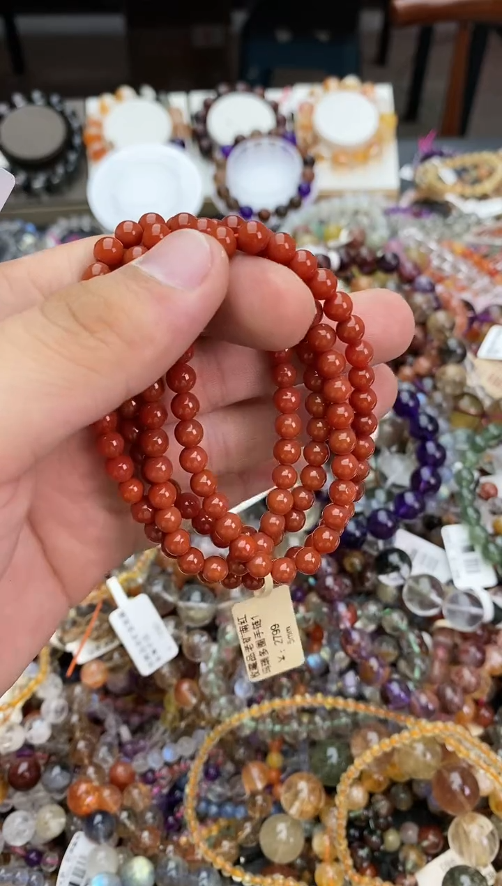未镶嵌手链南红玛瑙手链