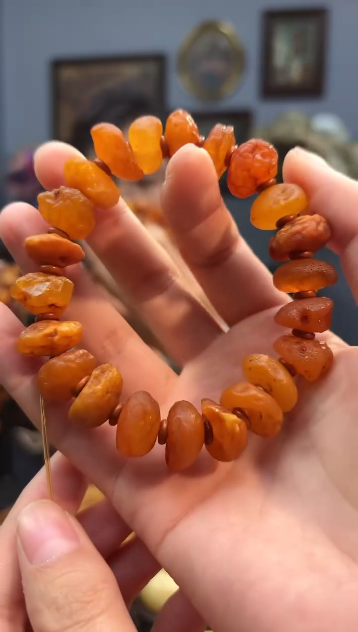 手串琥珀未镶嵌手串