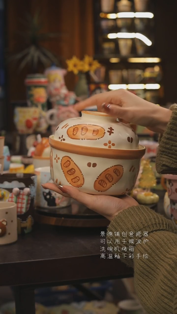 景德镇釉下彩绘设计师款式陶瓷