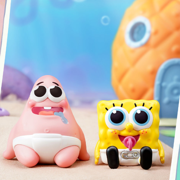 （代拆）海绵宝宝好朋友系列手办盲盒玩具礼物可爱送人摆件
