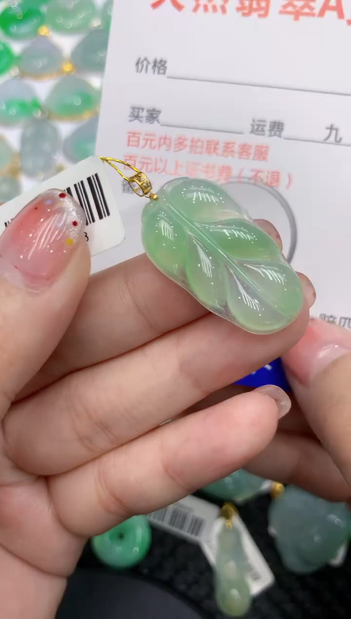 【闪购商品】翡翠颈饰18K金镶嵌111111111111