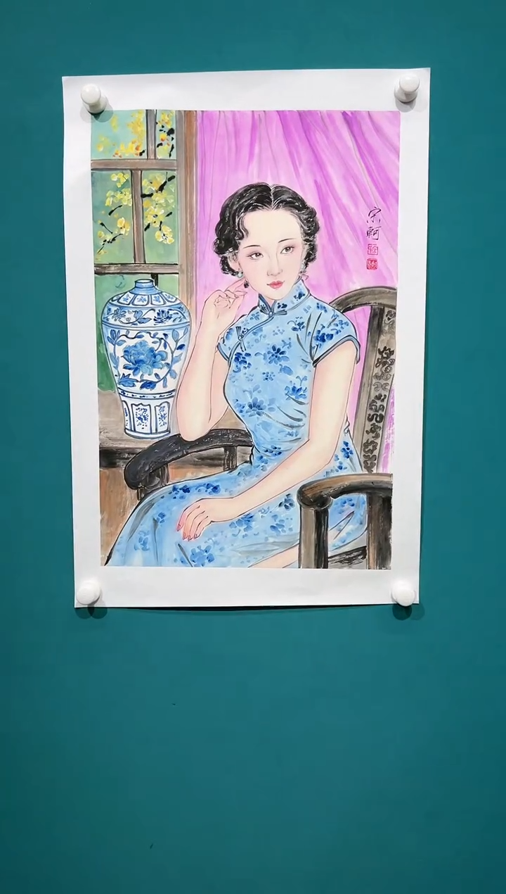 国画宋轲-2.7平尺-国画作品