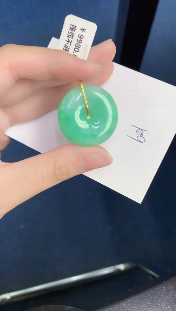 【闪购商品】翡翠颈饰18K金镶嵌000000000