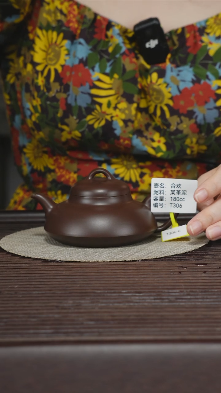 茶壶紫砂T306 某革泥 合欢 180cc