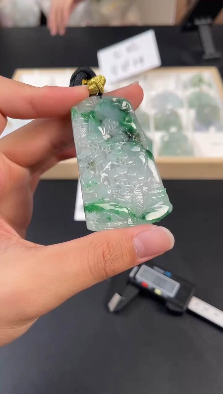 【闪购商品】翡翠颈饰未镶嵌翡翠吊坠YP-058