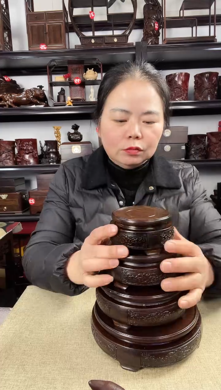 木电脑一套老李红木工艺品