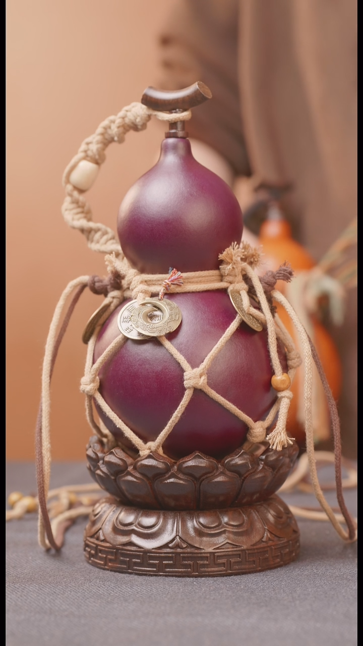 949号链接精品大漆葫芦现货现发[一物一拍]不包含莲花底座