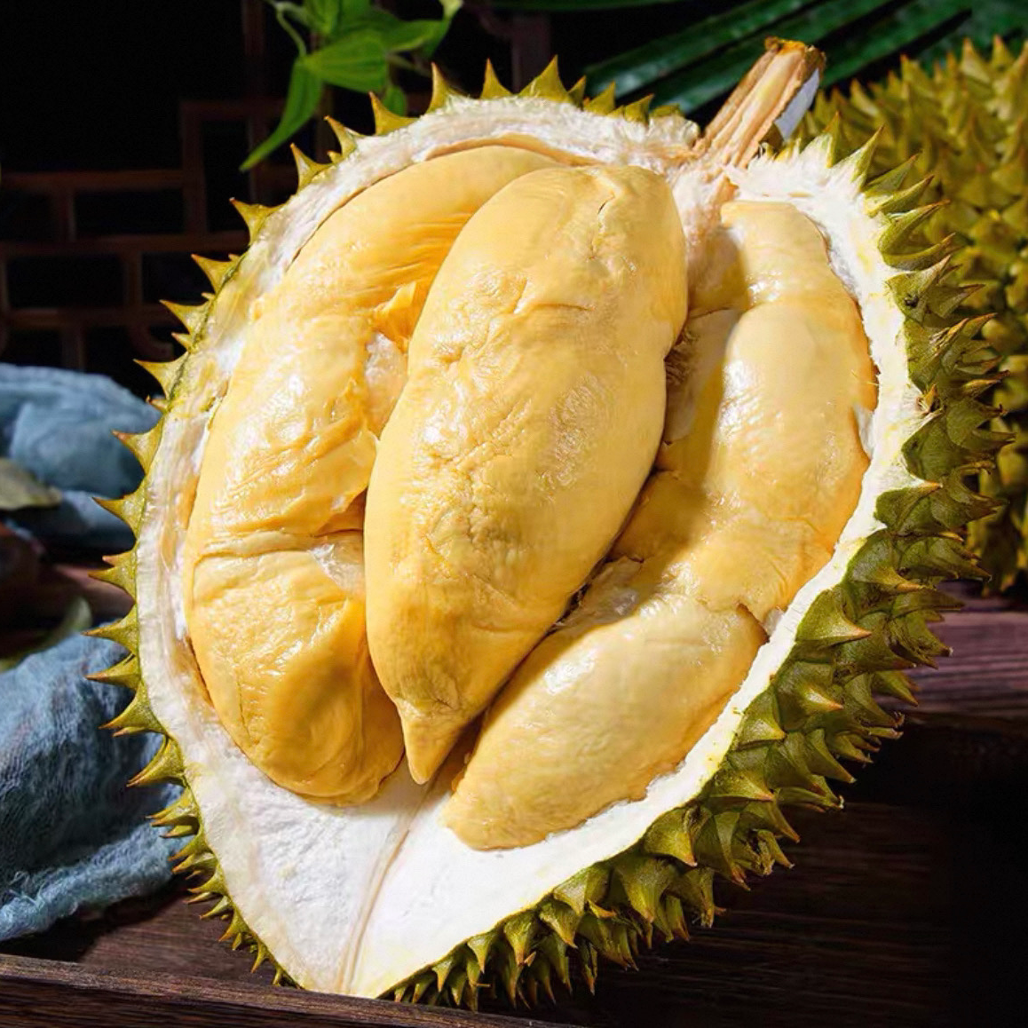 （仙居小时达）越南干荛新鲜榴莲纯肉链接（1-2）斤核大干尧越南