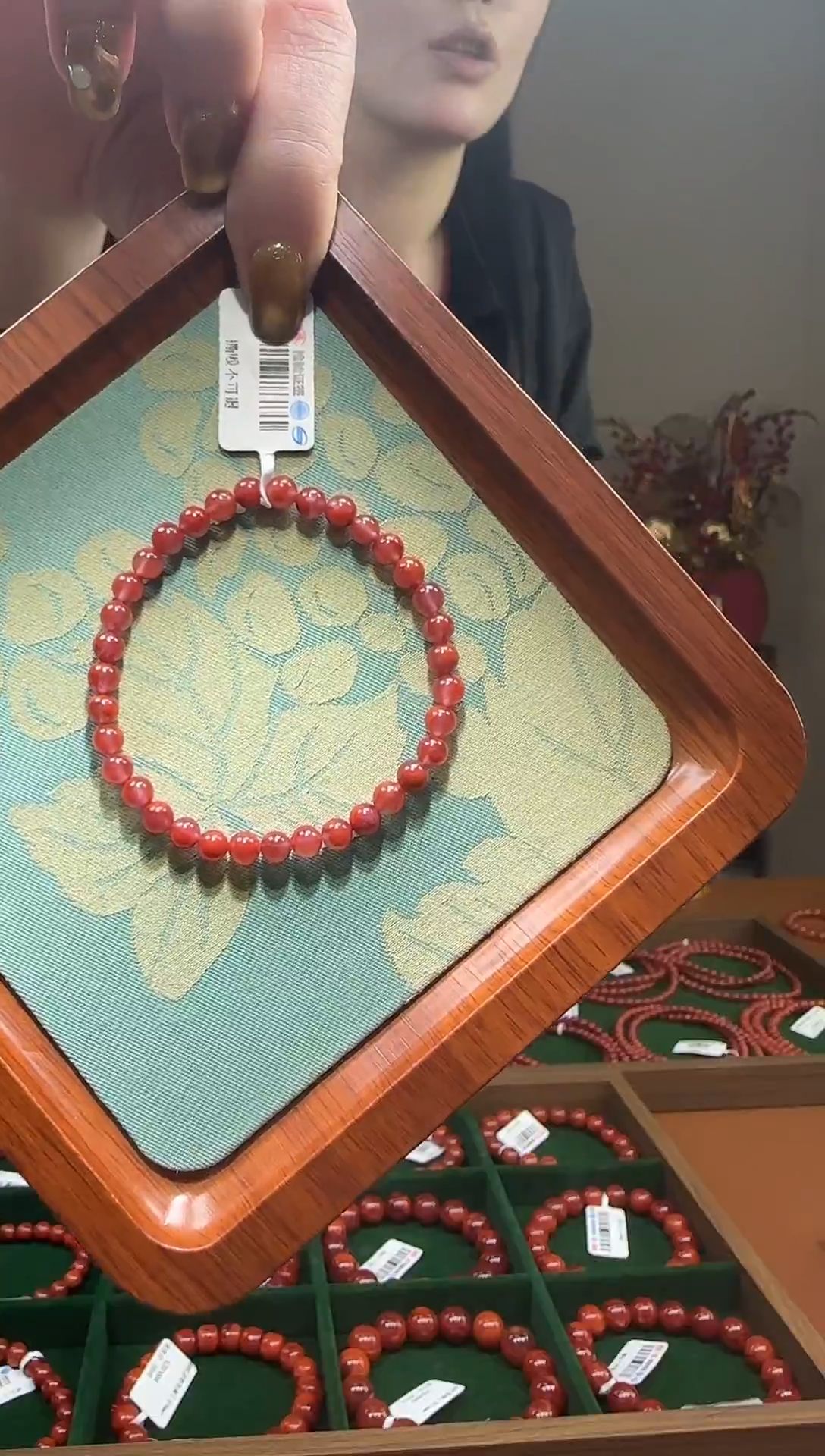 【闪购商品】南红玛瑙手链未镶嵌天然南红5mm/yz01563多样性发货