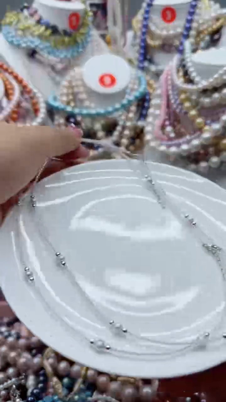 淡水珍珠未镶嵌颈饰1