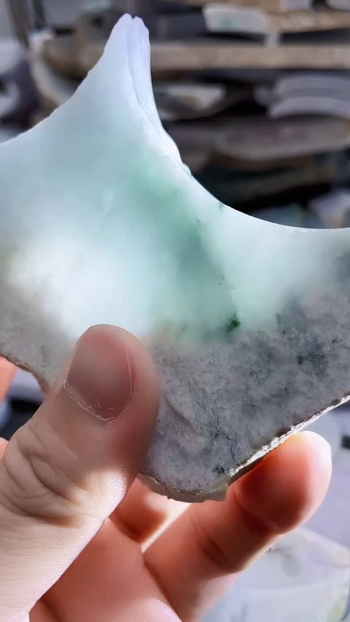 裸石翡翠天然A货翡翠板料