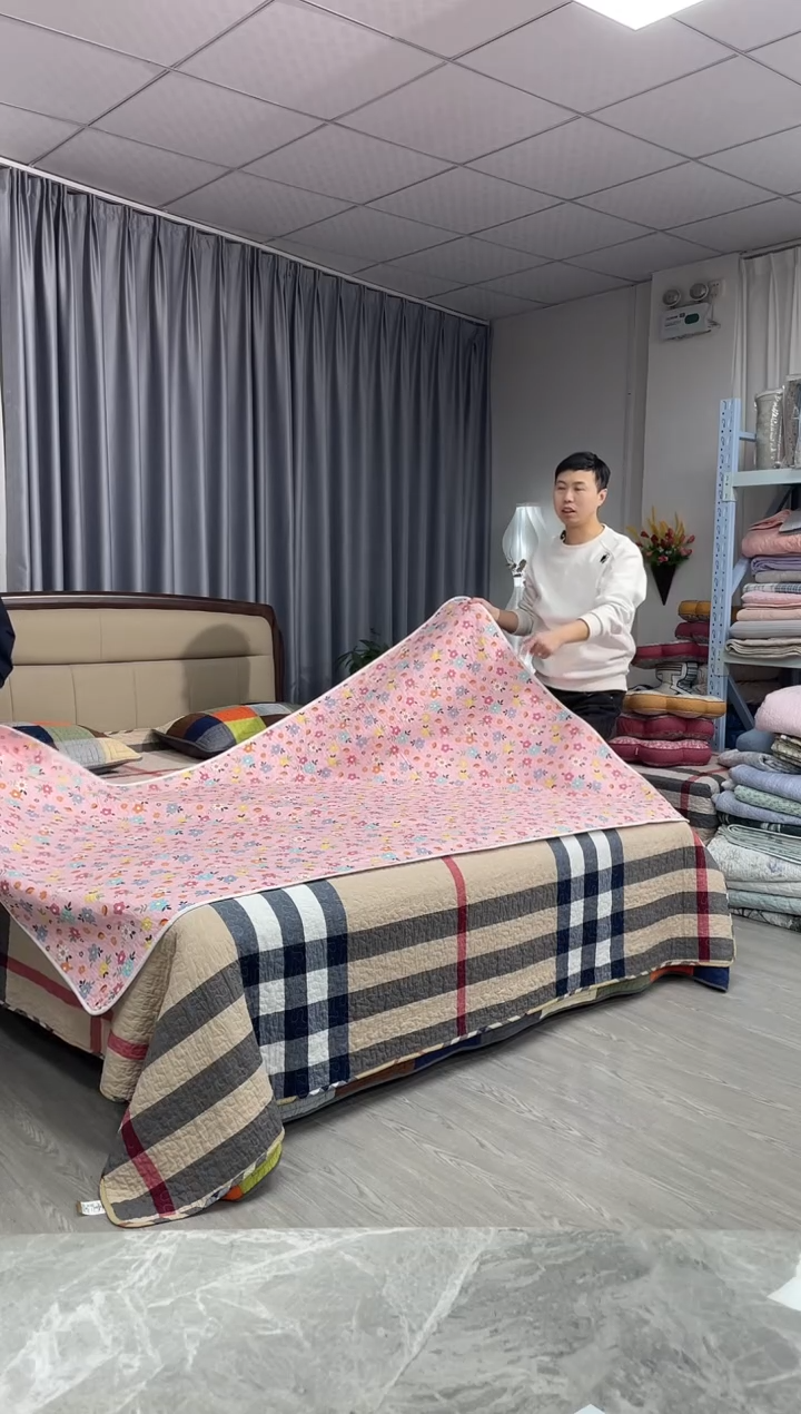 棉120cm*210cm 粉花似锦