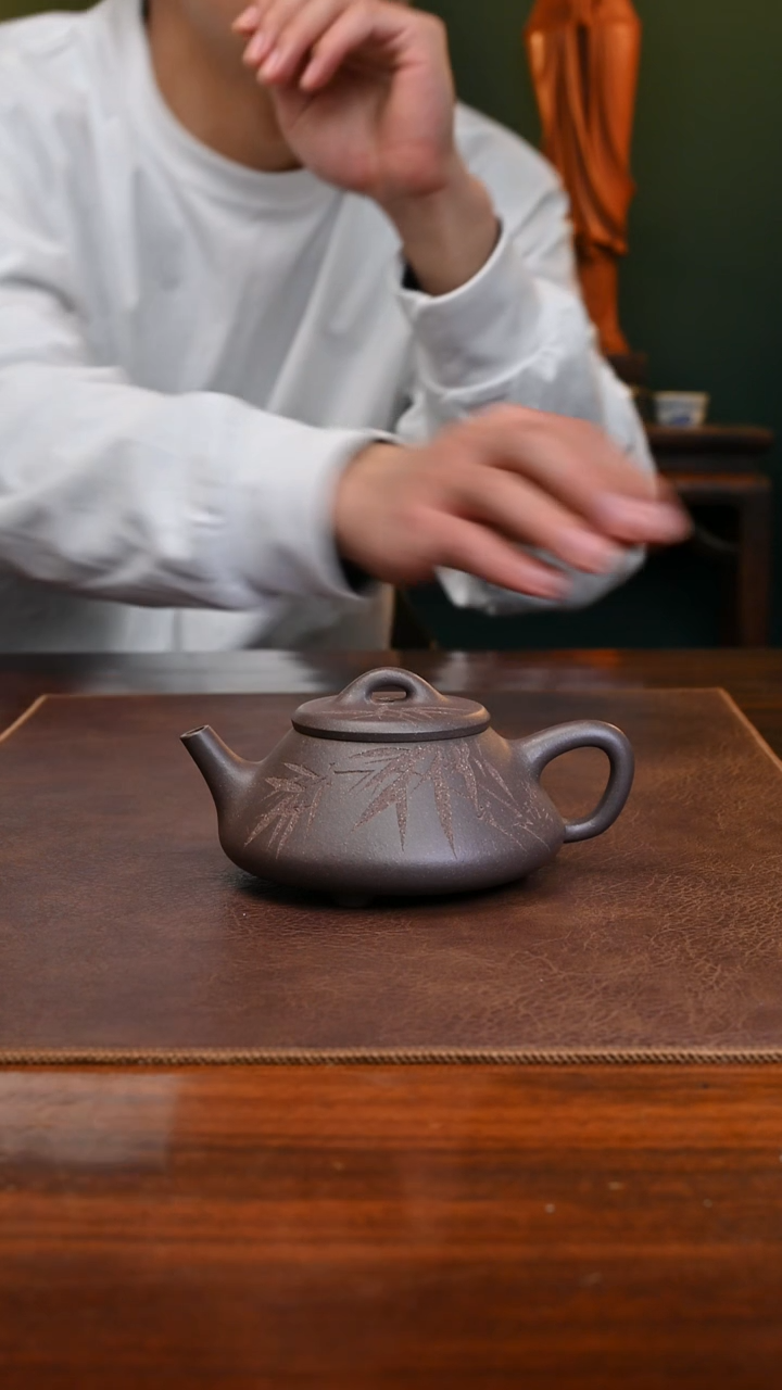 【闪购商品】紫砂茶壶天青泥任瓢