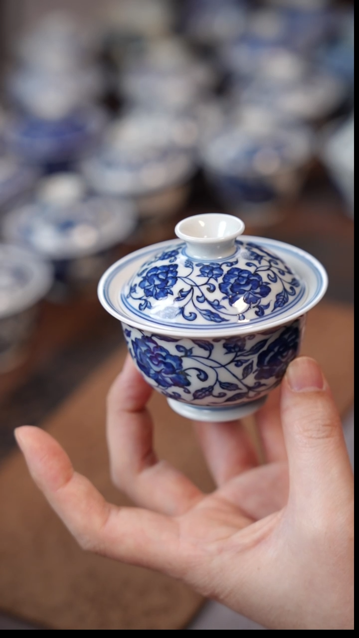 110牡丹盖碗1111111