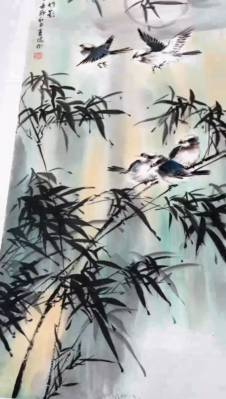 精品国画花鸟作品