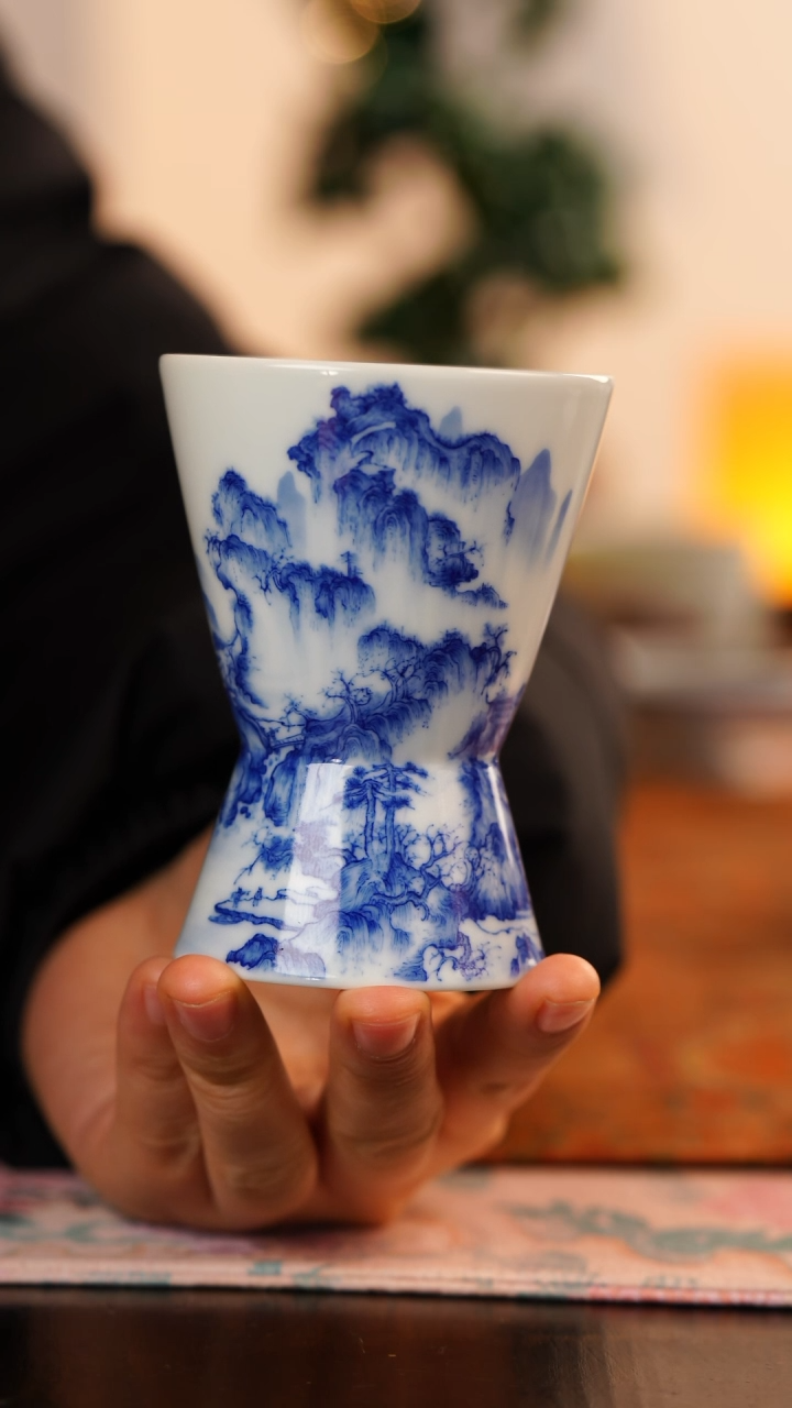 【闪购商品】寻山晓隐早春图杯