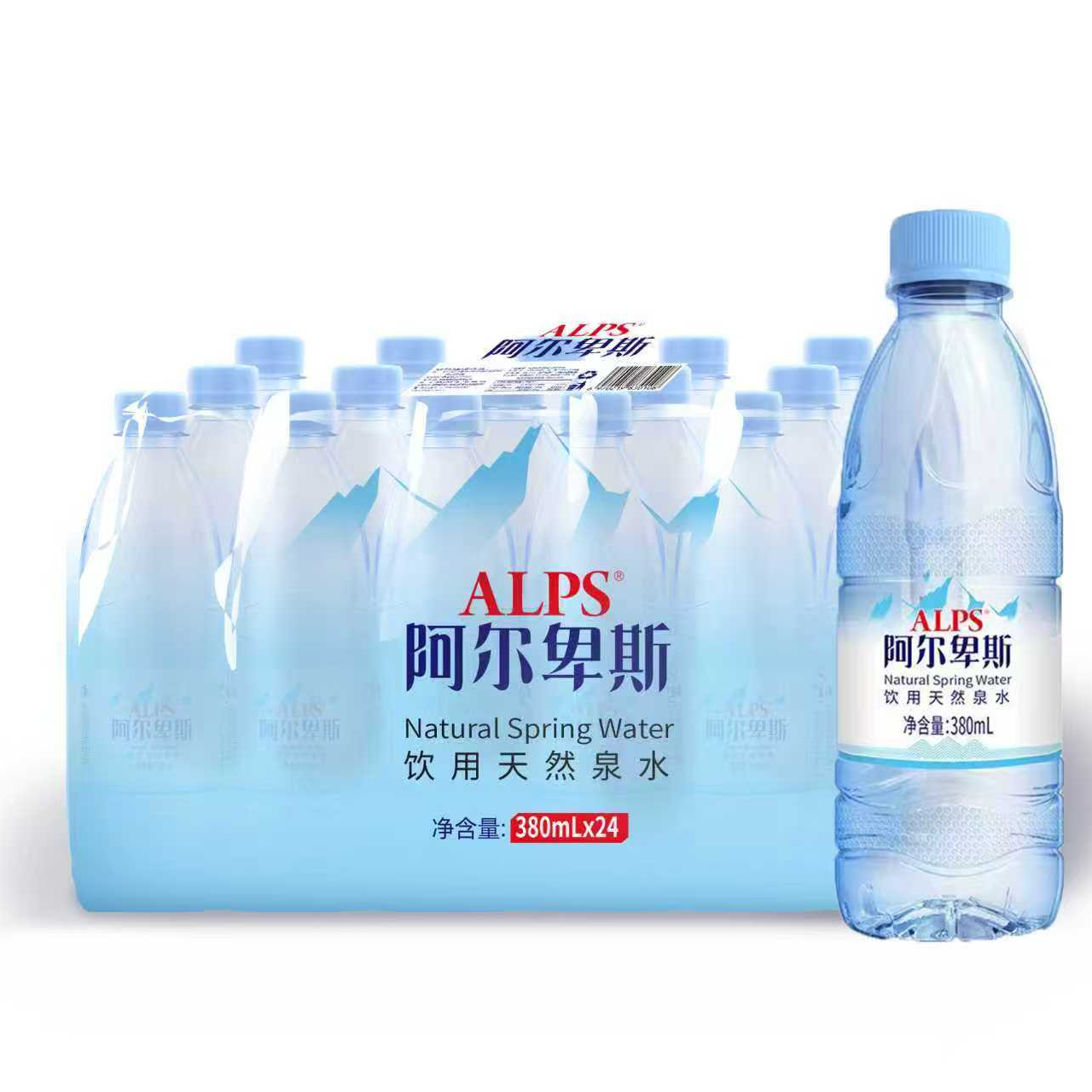 阿尔卑斯 饮用天然水380ml*24瓶 整件