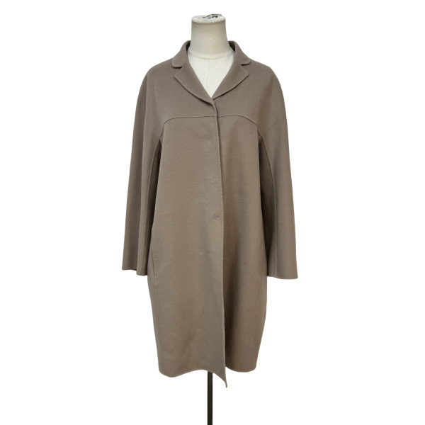 妃鱼/S' Max Mara/绵羊毛/大衣/95新/格二12
