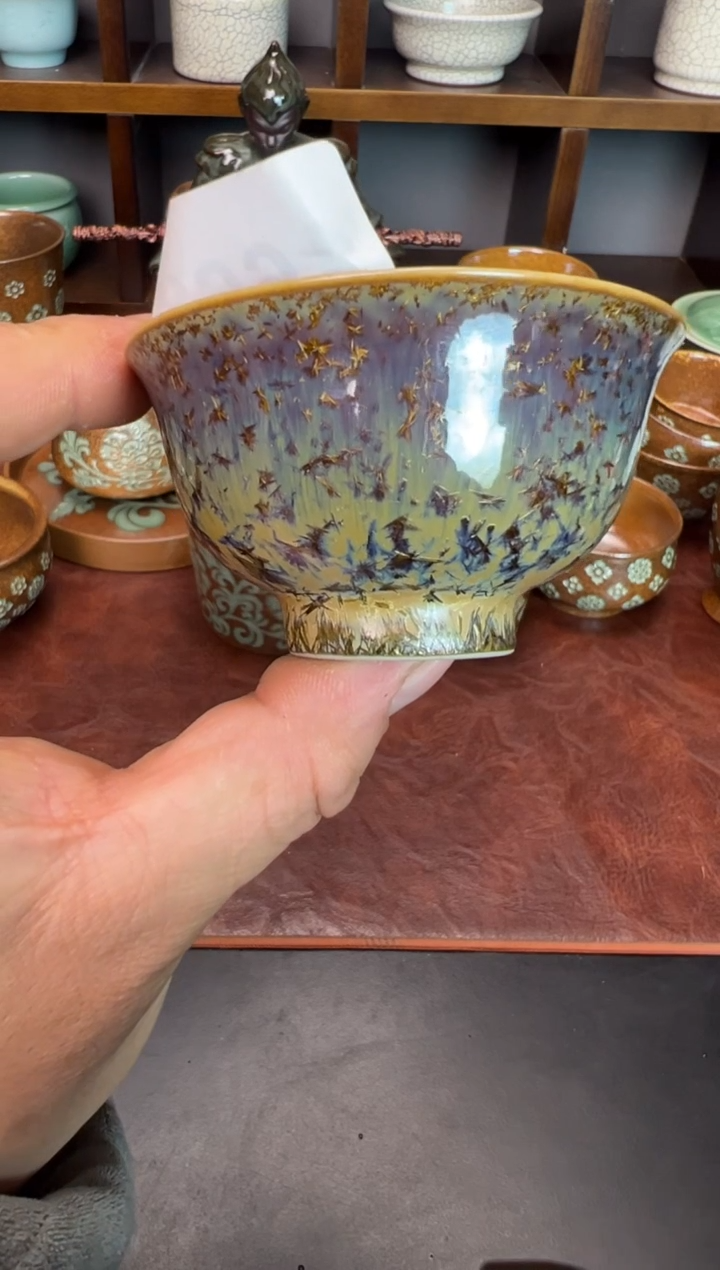 【闪购商品】杯紫玉金樽  压手杯 特价