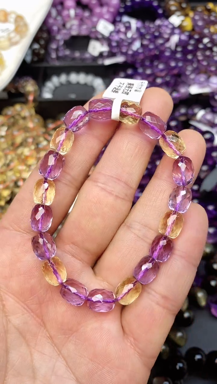 【闪购商品】水晶手链未镶嵌59 紫黄晶