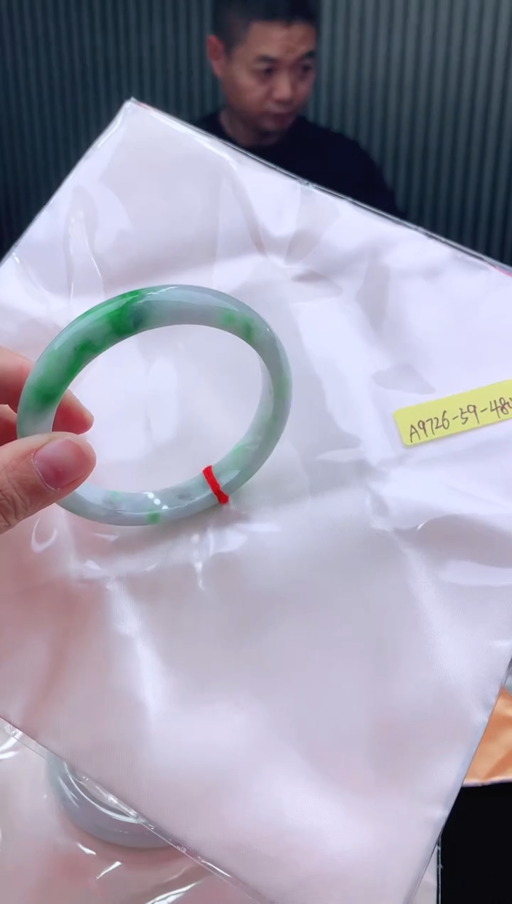 未镶嵌手镯翡翠红*缘59