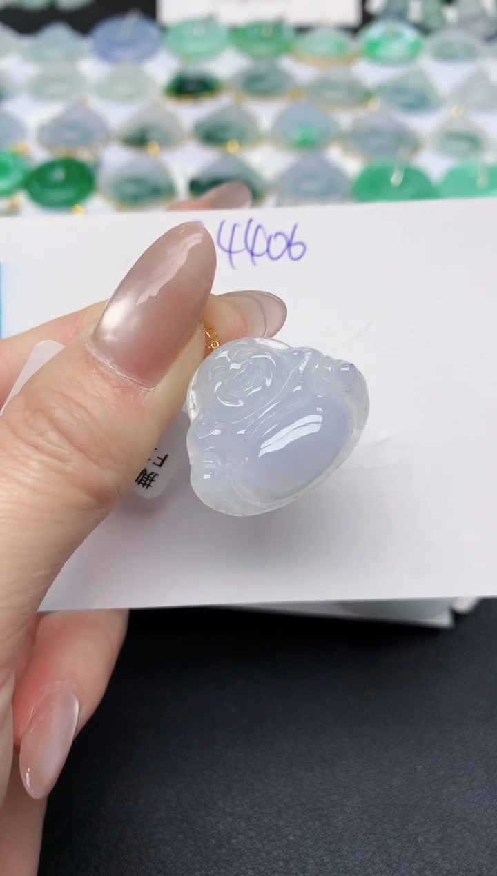 颈饰未镶嵌翡翠天然缅甸A货翡翠百元以上9元证书费自理