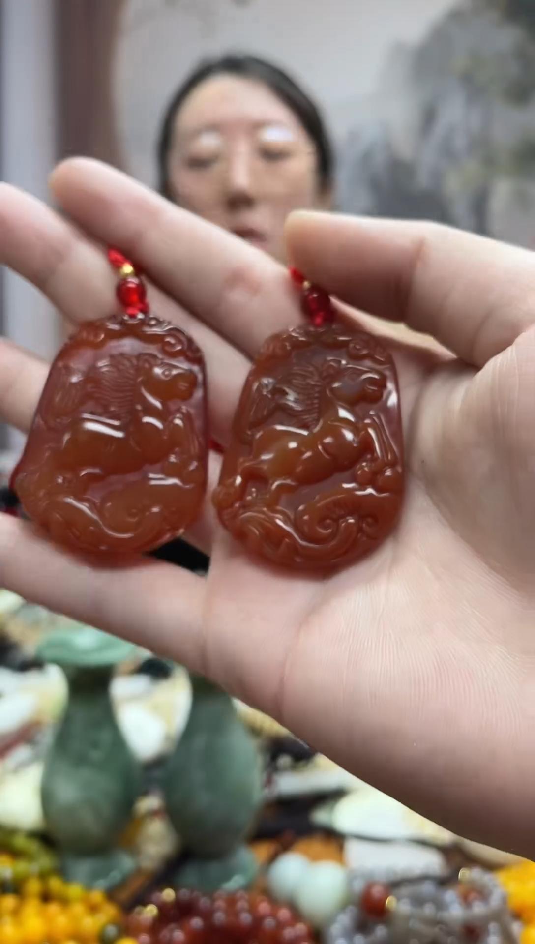 未镶嵌吊坠玛瑙/玉髓·
