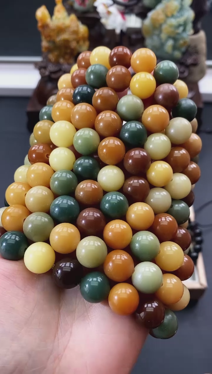 天然菩提手串随机发一件12mm左右