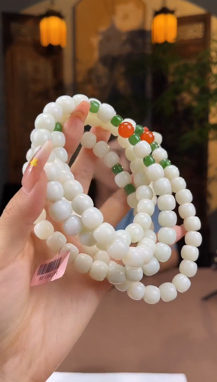 和田玉未镶嵌颈饰S592