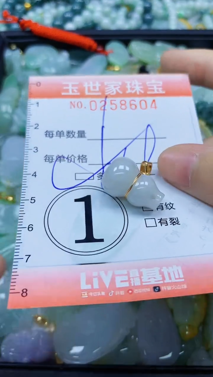 翡翠未镶嵌颈饰闪购0258604多样性发其一