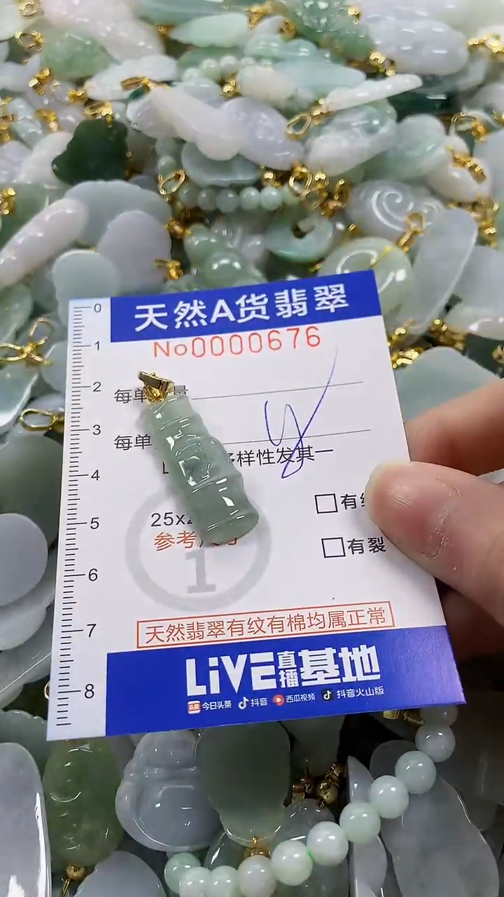 颈饰未镶嵌翡翠纯天然a货翡翠