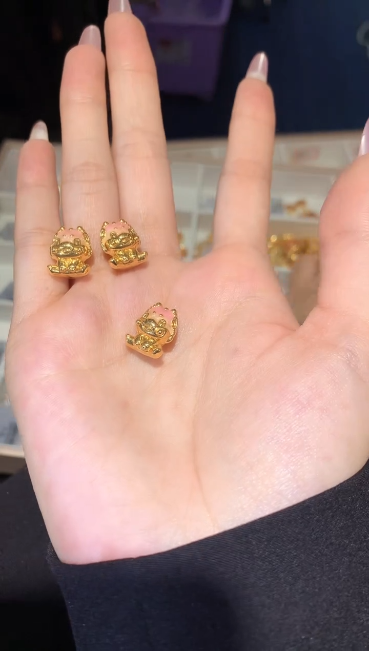 【闪购商品】18K金吊坠(不含链)a67多样性发其一