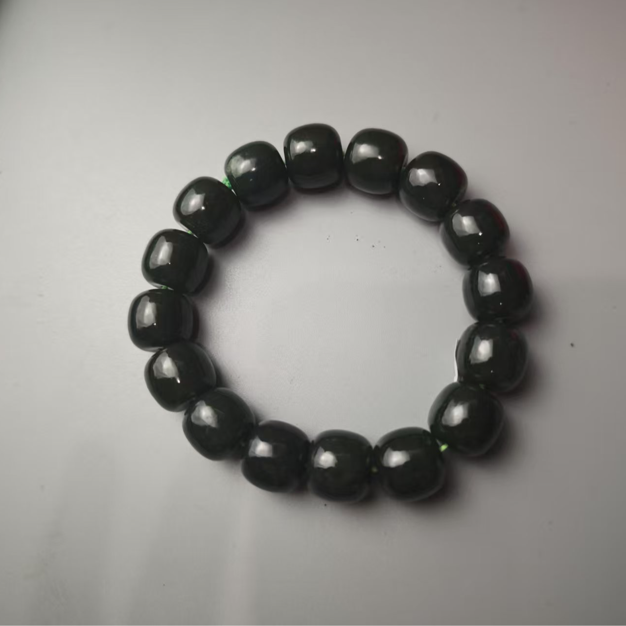 和田玉桶珠手串（卡14）3300