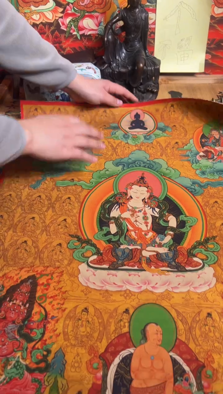 卷轴画卷轴画奥奥的唐卡
