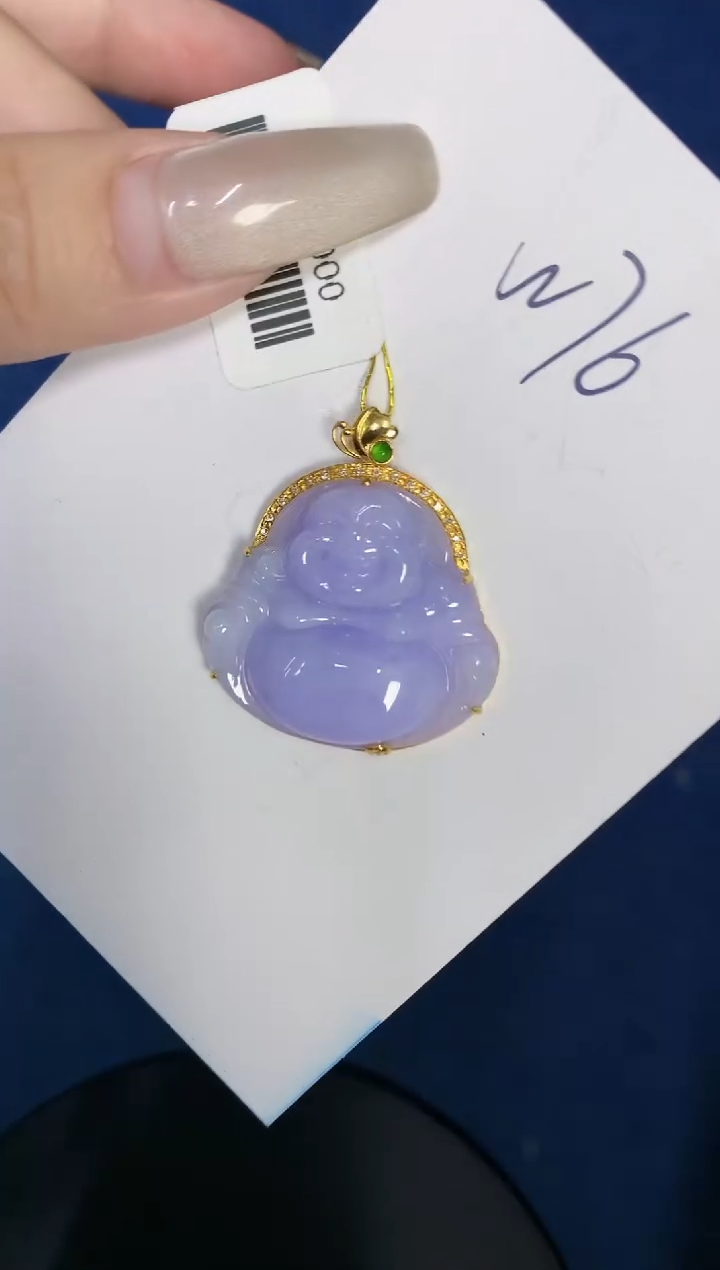 【闪购商品】翡翠颈饰18K金镶嵌00000000000