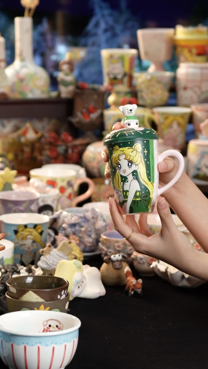 其他陶景德镇釉下彩手绘设计师款陶瓷