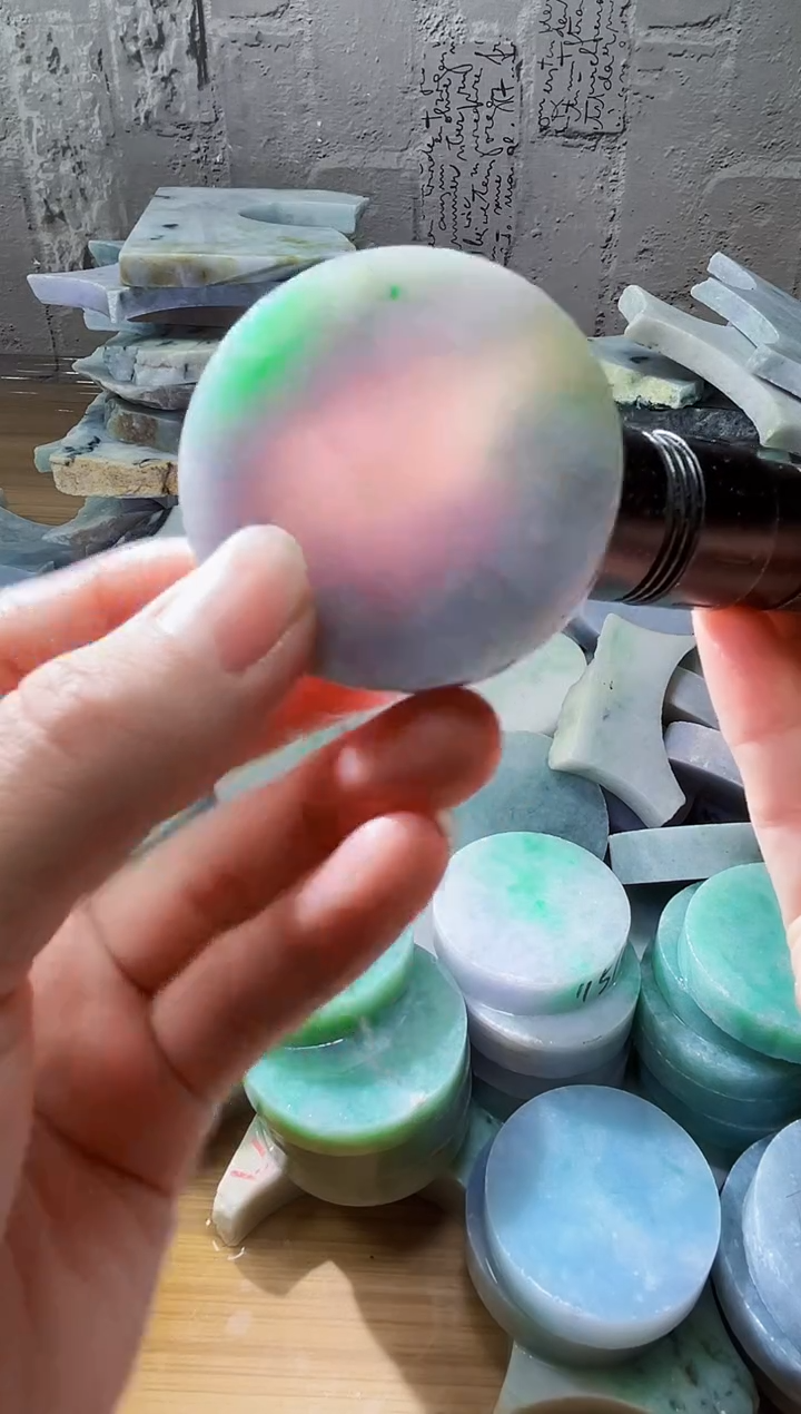 裸石翡翠天然翡翠A货古 南 344