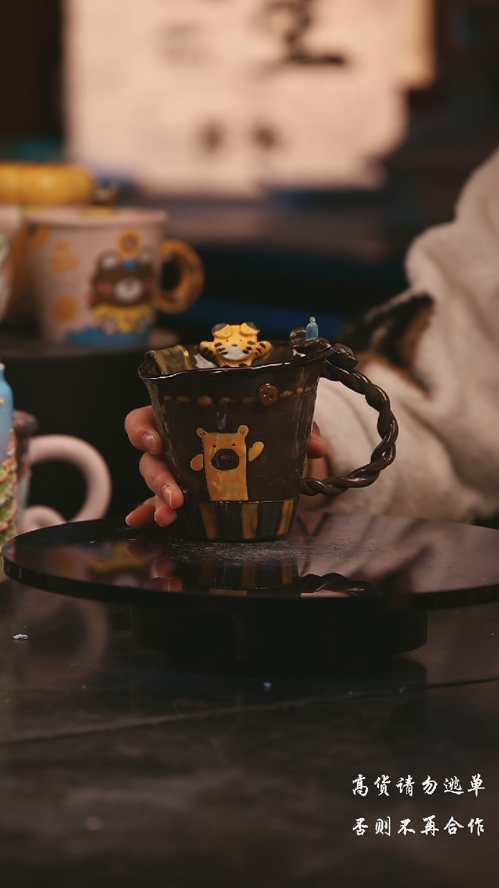 陶瓷景德镇可爱设计师款陶瓷 