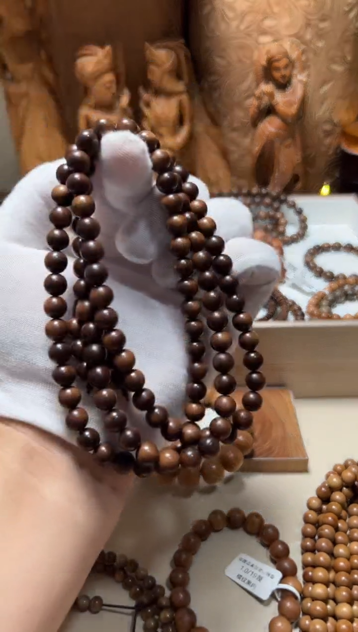 檀香木手串/手链A***安沉水毕业108