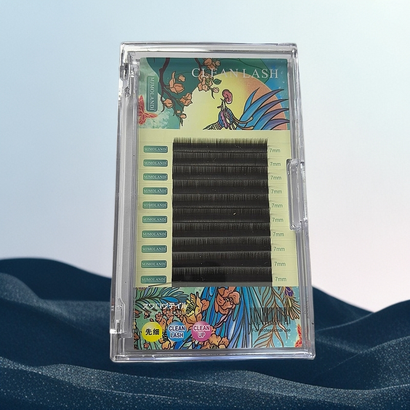 下睫毛0.15零触感双尖扁毛单根超软柔软美甲店美睫店专用高品质