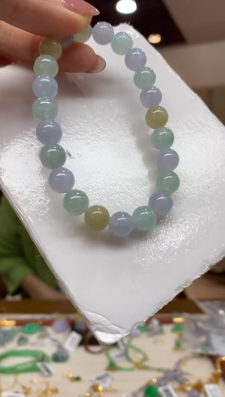 未镶嵌手串翡翠手串